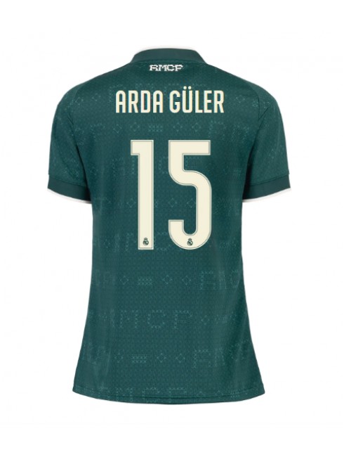 Zenske Futbalové oblečenie Real Madrid Arda Guler #15 2026-27 Krátky Rukáv - Preč Zenske Futbalové oblečenie Real Madrid Arda Guler #15 2026-27 Krátky Rukáv - Preč